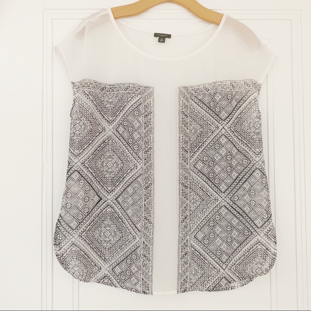 Ann Taylor sheer top